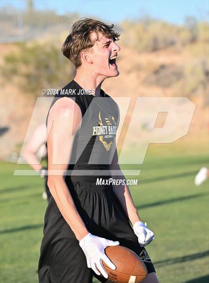 Thumbnail 2 in Highland Prep vs. Shadow Mountain (O'Connor 7 on 7 -  Saturday Night Lights) photogallery.