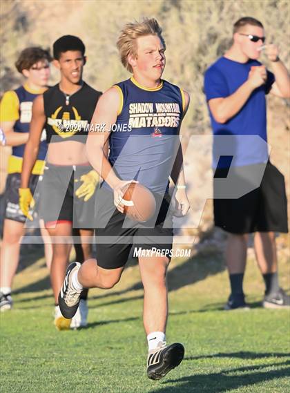 Thumbnail 1 in Highland Prep vs. Shadow Mountain (O'Connor 7 on 7 -  Saturday Night Lights) photogallery.