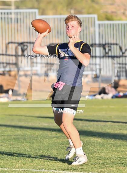 Thumbnail 1 in Highland Prep vs. Shadow Mountain (O'Connor 7 on 7 -  Saturday Night Lights) photogallery.