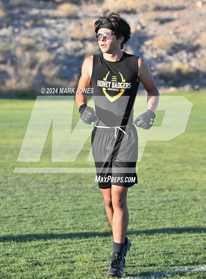Thumbnail 1 in Highland Prep vs. Shadow Mountain (O'Connor 7 on 7 -  Saturday Night Lights) photogallery.