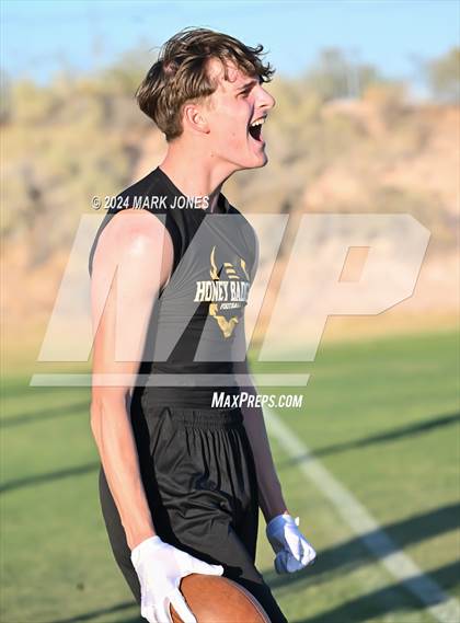 Thumbnail 2 in Highland Prep vs. Shadow Mountain (O'Connor 7 on 7 -  Saturday Night Lights) photogallery.
