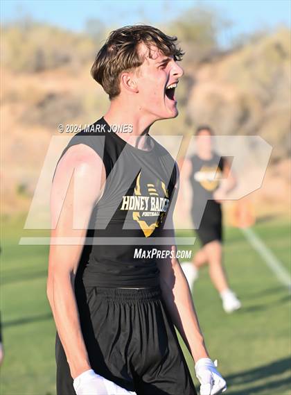 Thumbnail 3 in Highland Prep vs. Shadow Mountain (O'Connor 7 on 7 -  Saturday Night Lights) photogallery.