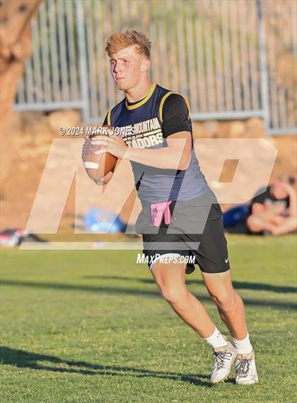 Thumbnail 1 in Highland Prep vs. Shadow Mountain (O'Connor 7 on 7 -  Saturday Night Lights) photogallery.