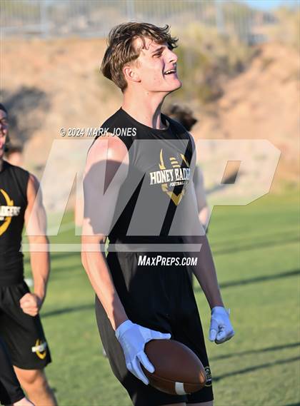 Thumbnail 1 in Highland Prep vs. Shadow Mountain (O'Connor 7 on 7 -  Saturday Night Lights) photogallery.