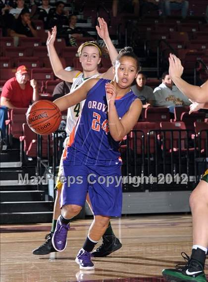 Thumbnail 2 in Oroville vs. Paradise (CIF NS D3 Final) photogallery.
