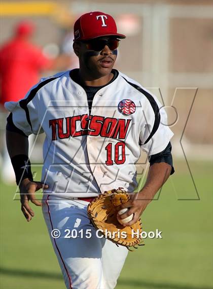 Thumbnail 3 in Tucson High Magnet School vs Pomona (Chris Moon Memorial Tournament) photogallery.