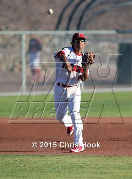 Thumbnail 2 in Tucson High Magnet School vs Pomona (Chris Moon Memorial Tournament) photogallery.