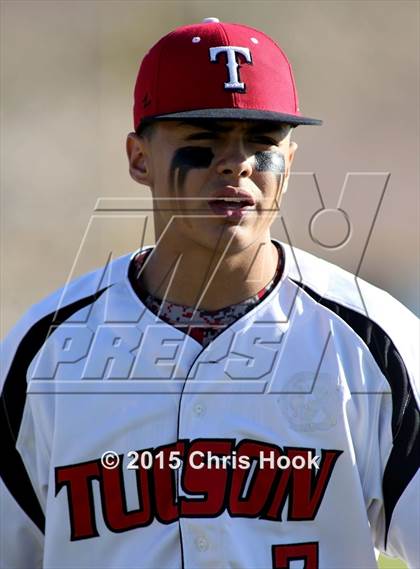 Thumbnail 2 in Tucson High Magnet School vs Pomona (Chris Moon Memorial Tournament) photogallery.