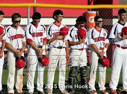 Thumbnail 1 in Tucson High Magnet School vs Pomona (Chris Moon Memorial Tournament) photogallery.