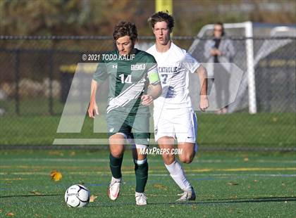 Thumbnail 3 in East Catholic vs. Griswold (CIAC Class S Quarterfinal) photogallery.