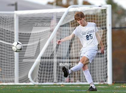 Thumbnail 2 in East Catholic vs. Griswold (CIAC Class S Quarterfinal) photogallery.