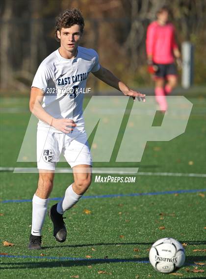 Thumbnail 3 in East Catholic vs. Griswold (CIAC Class S Quarterfinal) photogallery.