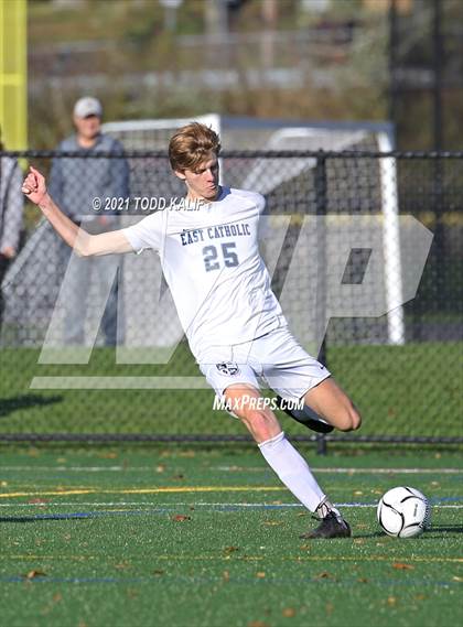 Thumbnail 2 in East Catholic vs. Griswold (CIAC Class S Quarterfinal) photogallery.