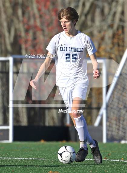 Thumbnail 3 in East Catholic vs. Griswold (CIAC Class S Quarterfinal) photogallery.