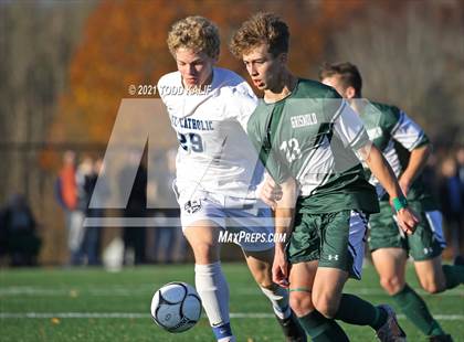 Thumbnail 2 in East Catholic vs. Griswold (CIAC Class S Quarterfinal) photogallery.