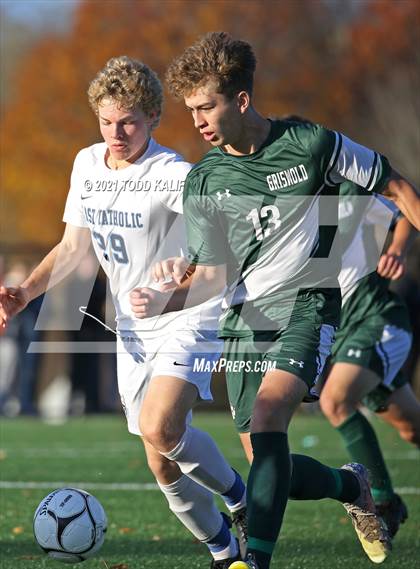 Thumbnail 3 in East Catholic vs. Griswold (CIAC Class S Quarterfinal) photogallery.