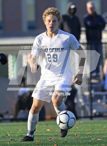 Thumbnail 2 in East Catholic vs. Griswold (CIAC Class S Quarterfinal) photogallery.