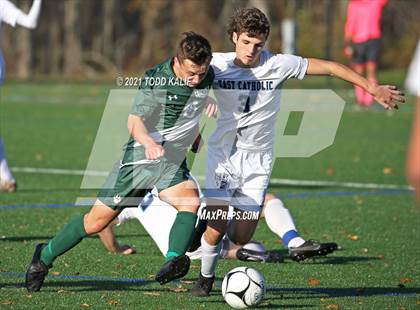 Thumbnail 2 in East Catholic vs. Griswold (CIAC Class S Quarterfinal) photogallery.