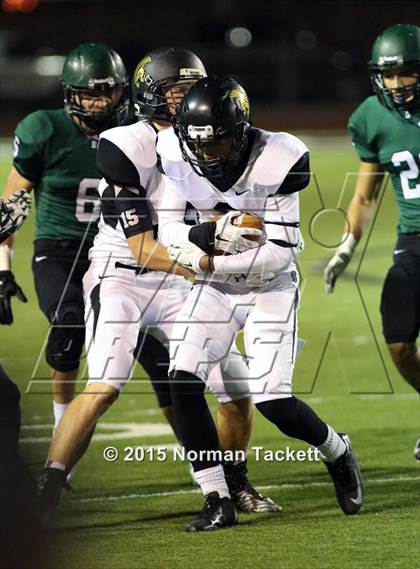 Thumbnail 3 in Topeka @ Derby (KSHSAA 6A 1st Round) photogallery.