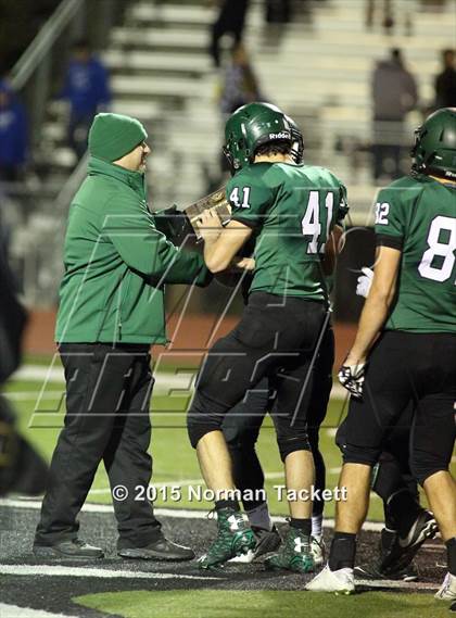 Thumbnail 3 in Topeka @ Derby (KSHSAA 6A 1st Round) photogallery.