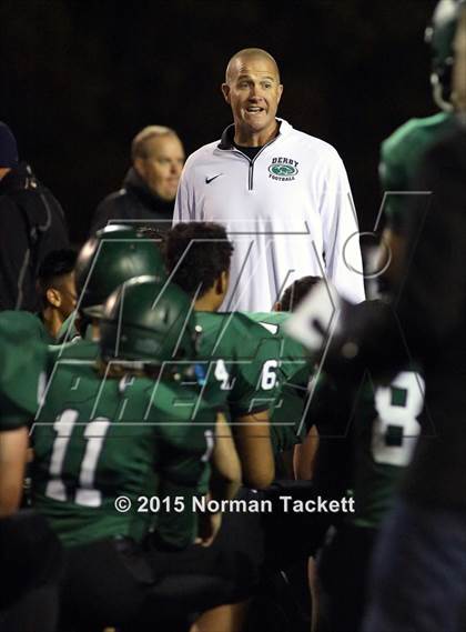 Thumbnail 2 in Topeka @ Derby (KSHSAA 6A 1st Round) photogallery.