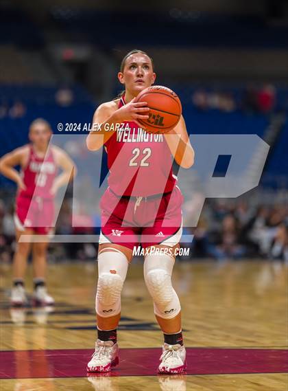 Thumbnail 2 in Nocona vs. Wellington (UIL 2A Basketball Semifinal) photogallery.