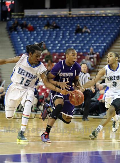 Thumbnail 2 in Sacred Heart Cathedral vs. St. Augustine (CIF State D3 Final) photogallery.