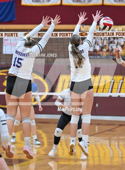 Thumbnail 3 in Snowflake @ Northwest Christian (AIA 3A Semifinal) photogallery.