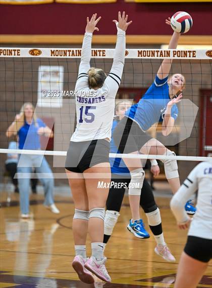 Thumbnail 3 in Snowflake @ Northwest Christian (AIA 3A Semifinal) photogallery.