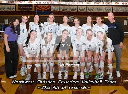 Thumbnail 3 in Snowflake @ Northwest Christian (AIA 3A Semifinal) photogallery.