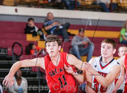 Thumbnail 1 in Pantego Christian vs. Salado (Fantasy of Lights Tournament) photogallery.