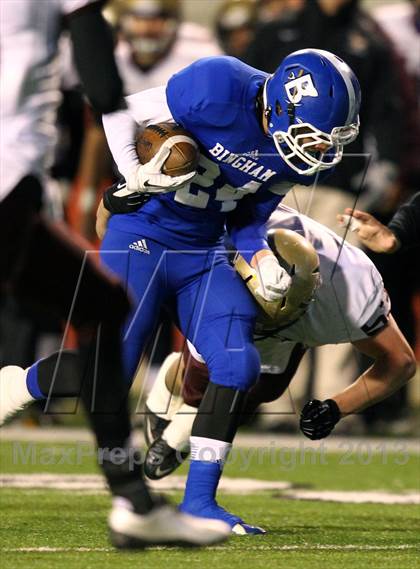 Thumbnail 3 in Lone Peak vs. Bingham (UHSAA 5A Semifinal) photogallery.