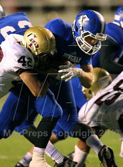 Thumbnail 3 in Lone Peak vs. Bingham (UHSAA 5A Semifinal) photogallery.
