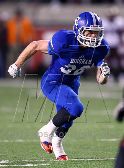 Thumbnail 2 in Lone Peak vs. Bingham (UHSAA 5A Semifinal) photogallery.