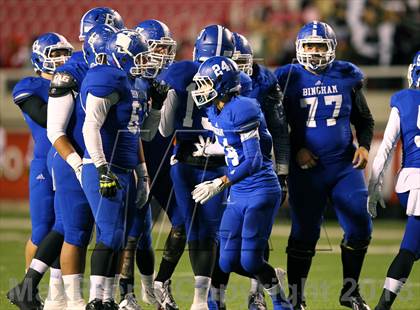 Thumbnail 3 in Lone Peak vs. Bingham (UHSAA 5A Semifinal) photogallery.