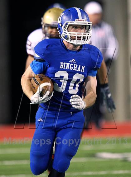 Thumbnail 3 in Lone Peak vs. Bingham (UHSAA 5A Semifinal) photogallery.