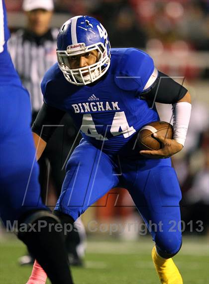 Thumbnail 2 in Lone Peak vs. Bingham (UHSAA 5A Semifinal) photogallery.
