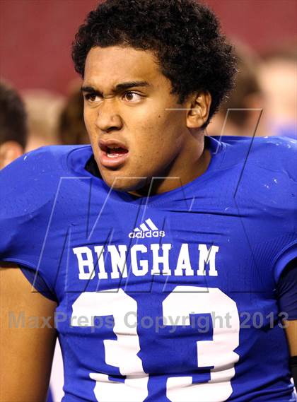 Thumbnail 3 in Lone Peak vs. Bingham (UHSAA 5A Semifinal) photogallery.