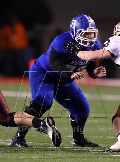 Thumbnail 2 in Lone Peak vs. Bingham (UHSAA 5A Semifinal) photogallery.