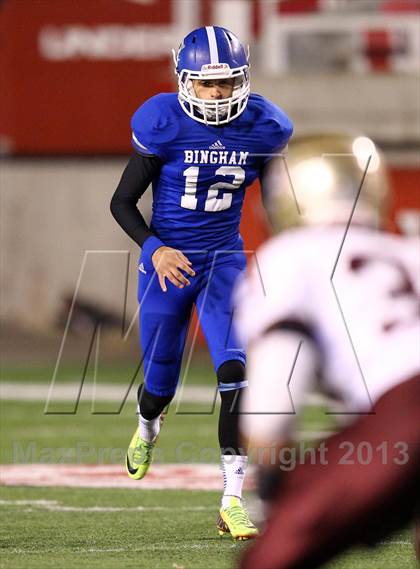 Thumbnail 2 in Lone Peak vs. Bingham (UHSAA 5A Semifinal) photogallery.