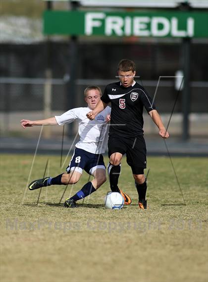 Thumbnail 3 in Walden Grove vs Pusch Ridge Christian Academy (Panther Tournament) photogallery.