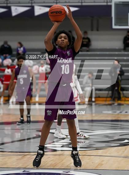 Thumbnail 3 in Hammond vs. Lawrence North (Sneakers for Santa Shootout) photogallery.