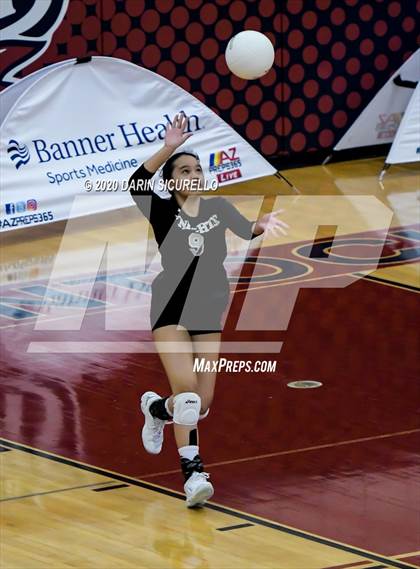 Thumbnail 2 in Chandler Prep vs Trivium Prep (AIA 2A Semifinal) photogallery.