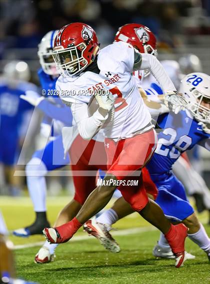 Thumbnail 3 in East Surry @ Community School of Davidson (NCHSAA 2A Round 2) photogallery.