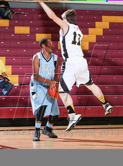 Thumbnail 2 in Bellevue vs. New Way Christian Academy (Fantasy of Lights Tournament) photogallery.