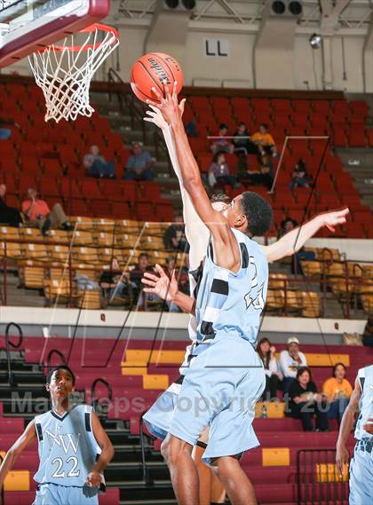 Thumbnail 2 in Bellevue vs. New Way Christian Academy (Fantasy of Lights Tournament) photogallery.