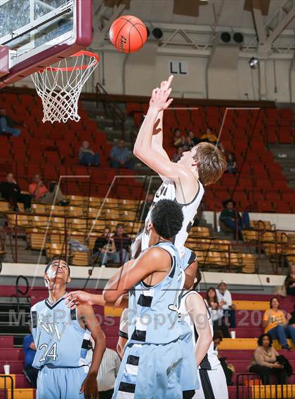 Thumbnail 1 in Bellevue vs. New Way Christian Academy (Fantasy of Lights Tournament) photogallery.