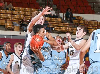 Thumbnail 2 in Bellevue vs. New Way Christian Academy (Fantasy of Lights Tournament) photogallery.