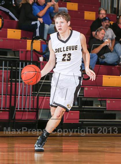 Thumbnail 2 in Bellevue vs. New Way Christian Academy (Fantasy of Lights Tournament) photogallery.