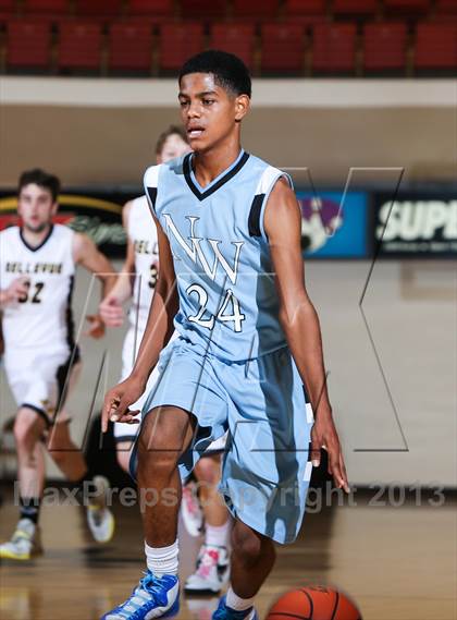 Thumbnail 3 in Bellevue vs. New Way Christian Academy (Fantasy of Lights Tournament) photogallery.